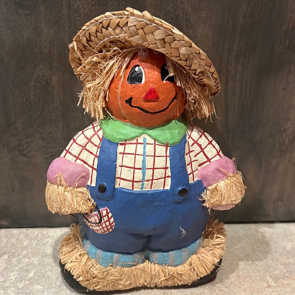Halloween vintage scarecrow